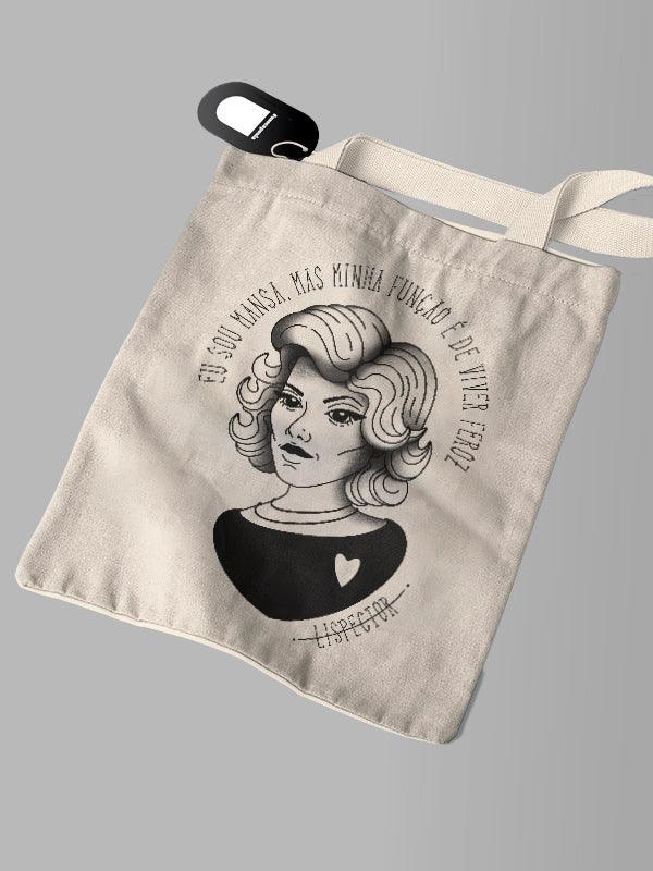 Ecobag Clarice Lispector Joga Pedra Na Geni - Cápsula Shop