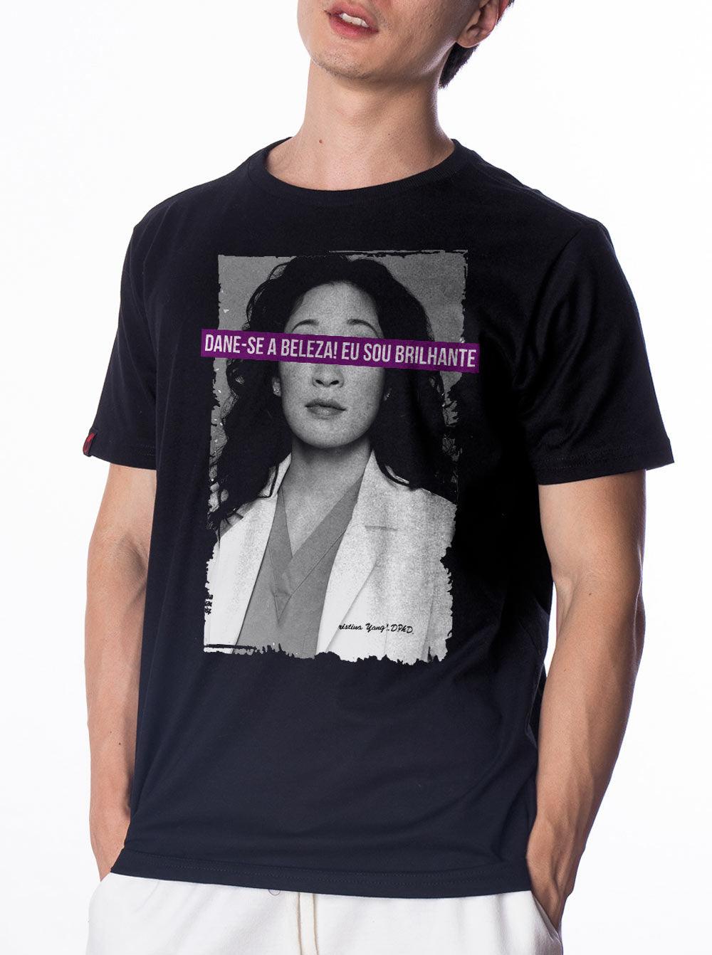 Camiseta Grey's Anatomy Yang Preta - Cápsula Shop