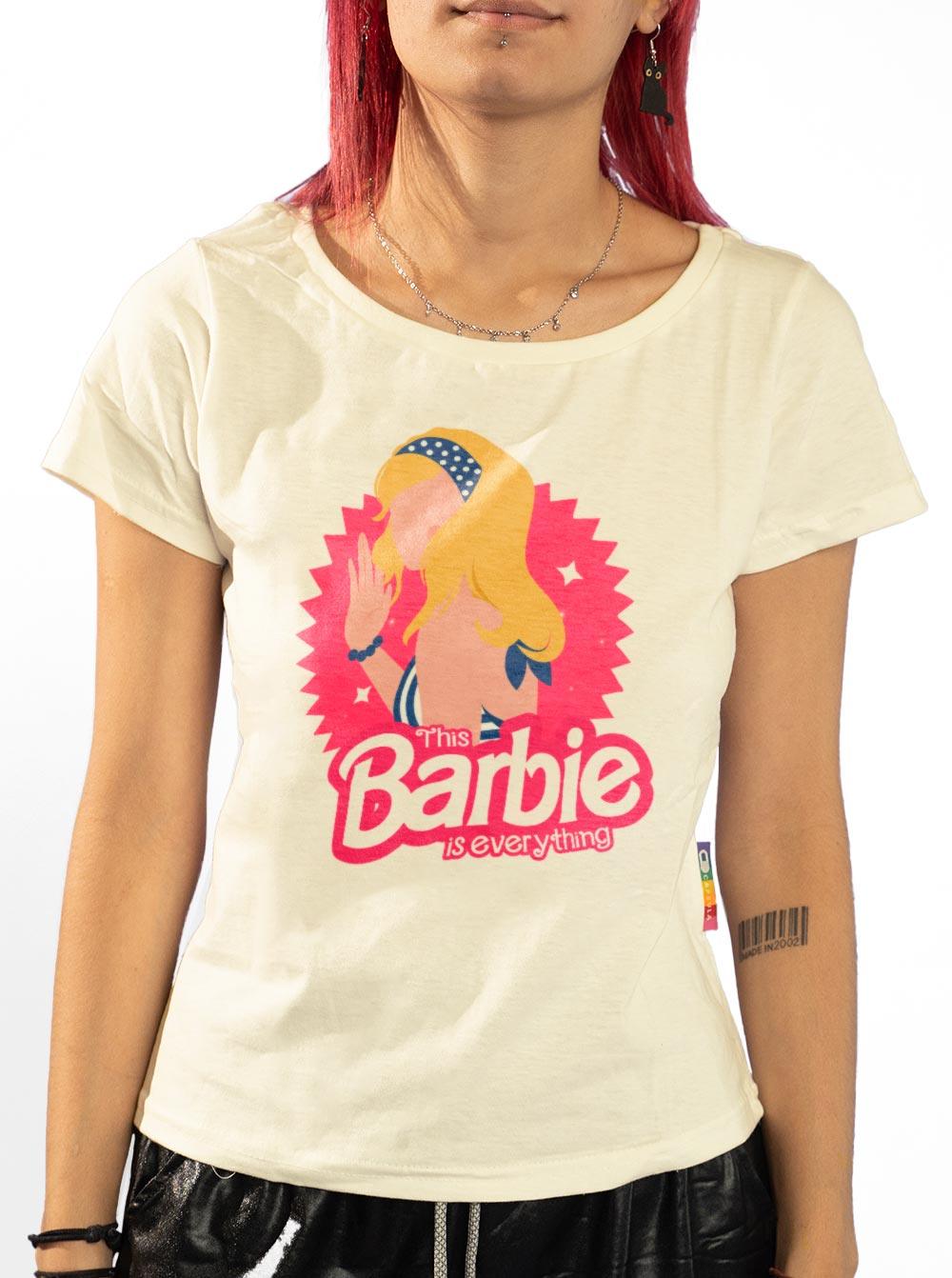 Baby Look Barbie Margot Robbie Rebobina - Cápsula Shop