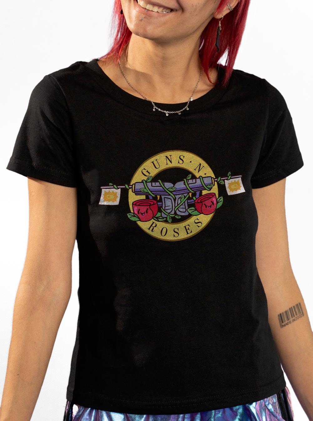 Baby Look Guns N Roses Cute - Cápsula Shop