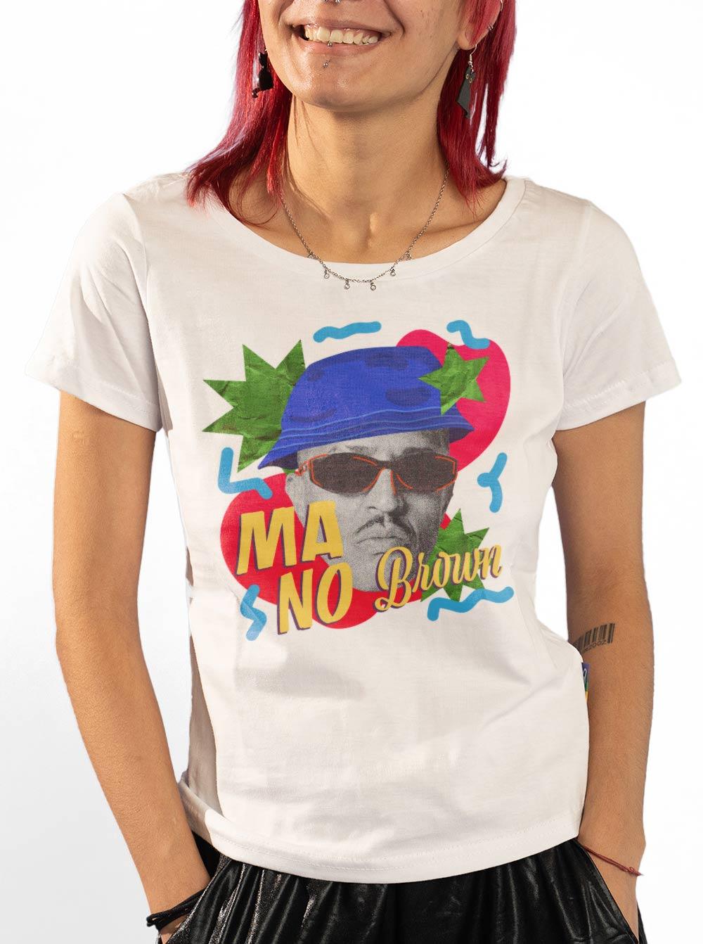 Baby Look Mano Brown Tropical Pop DoisL - Cápsula Shop