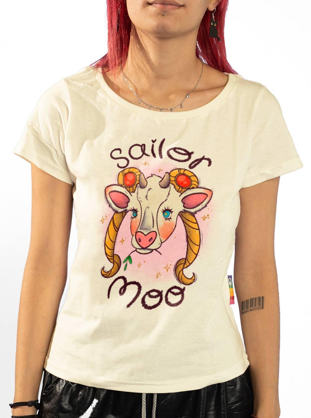 Baby Look Sailor Moo Denise Ilustra - Cápsula Shop