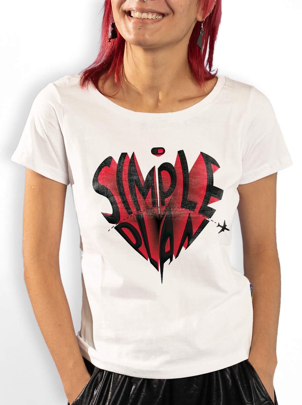 Baby Look Simple Plan Heart - Cápsula Shop