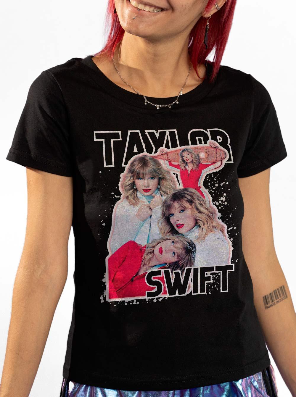 Baby Look Taylor Swift Red Davi Veloso - Cápsula Shop