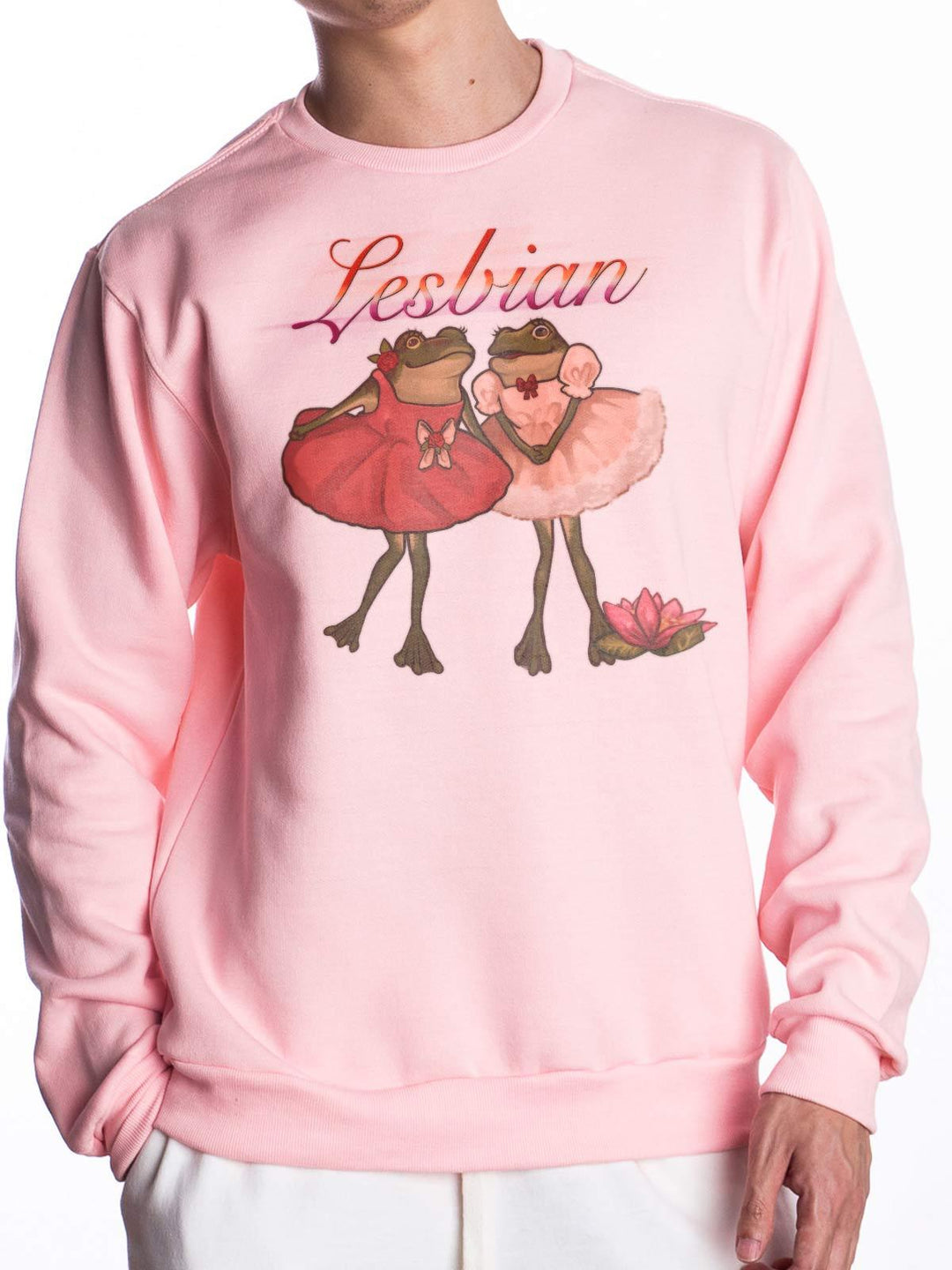 Blusa de Moletom Sapinhos do Orgulho Lesbian Mochi Moon - Cápsula Shop