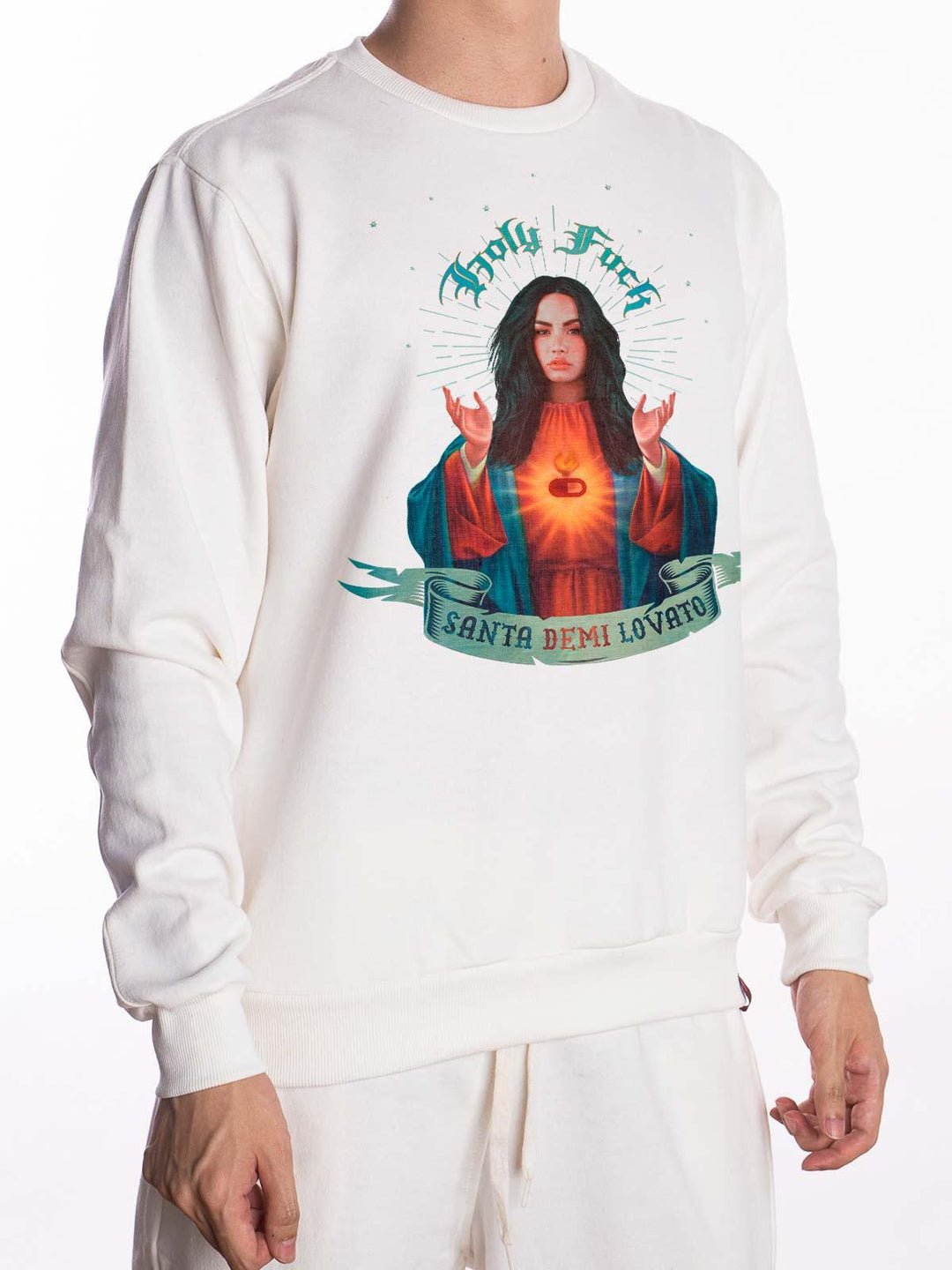 Blusa de Moletom Santa Demi Lovato - Cápsula Shop