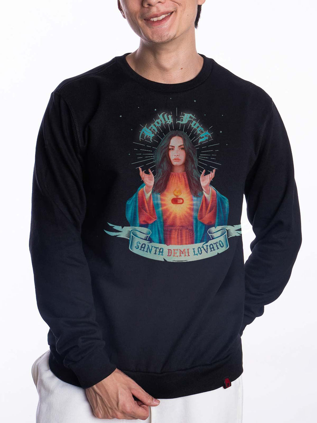 Blusa de Moletom Santa Demi Lovato - Cápsula Shop