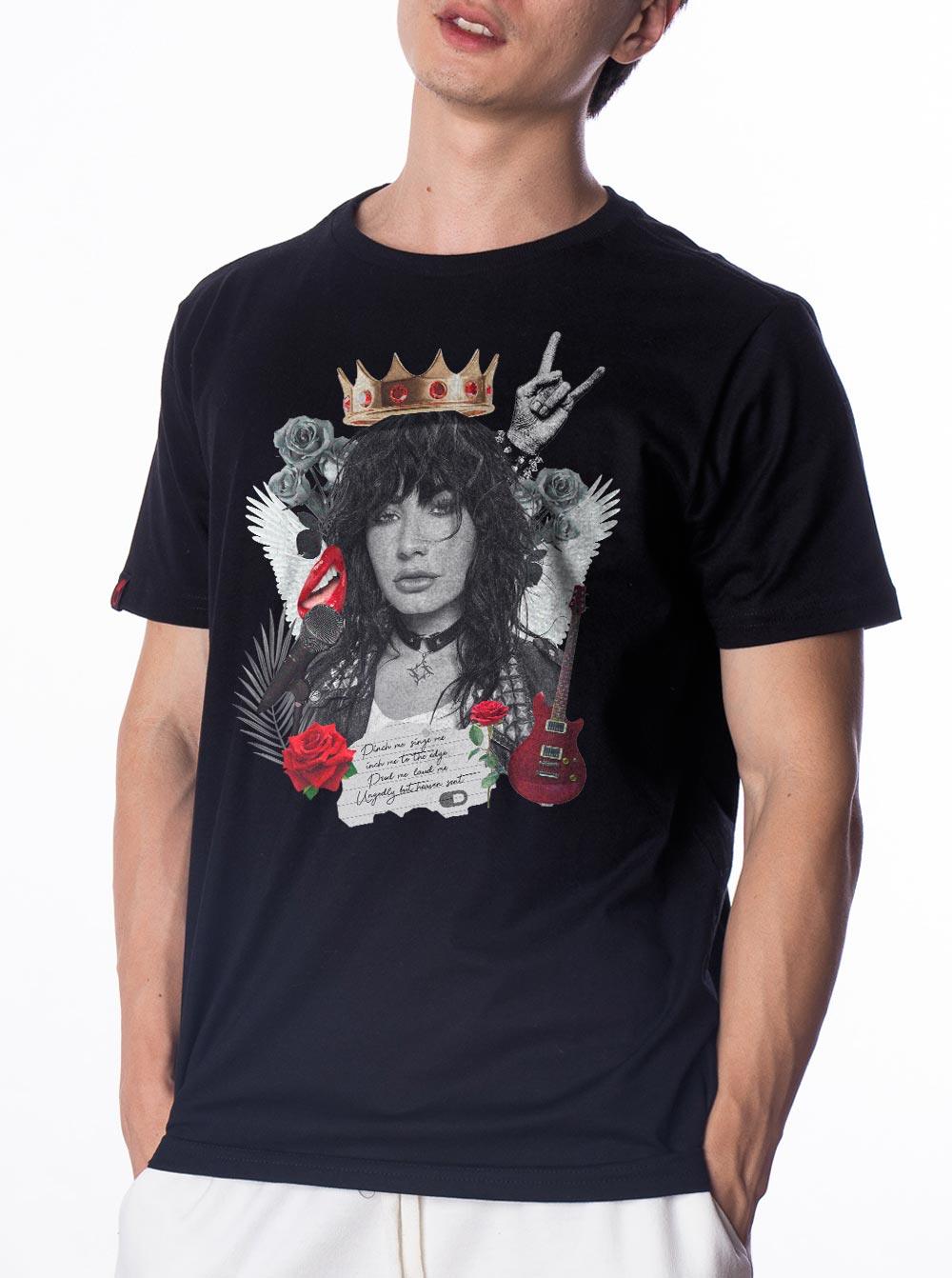 Camiseta Demi Lovato Vintage Collages - Cápsula Shop