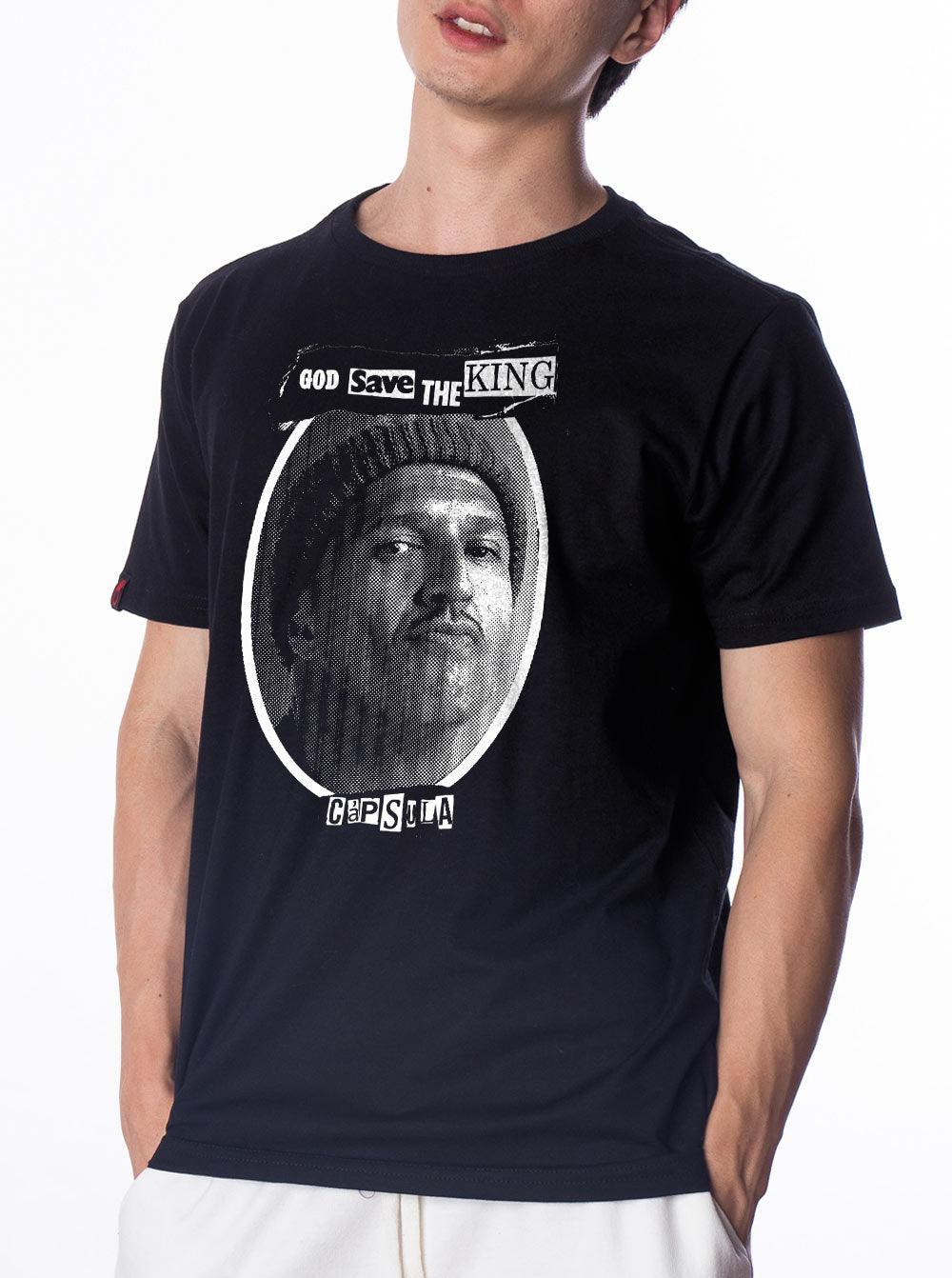 Camiseta God Save The King Mano Brown - Cápsula Shop