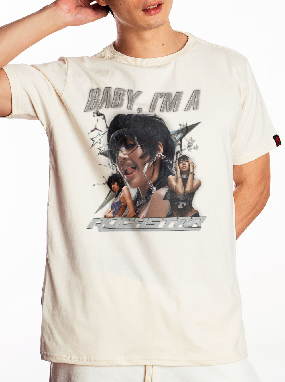 Camiseta Lisa Baby I'm a Rockstar KaiCabello