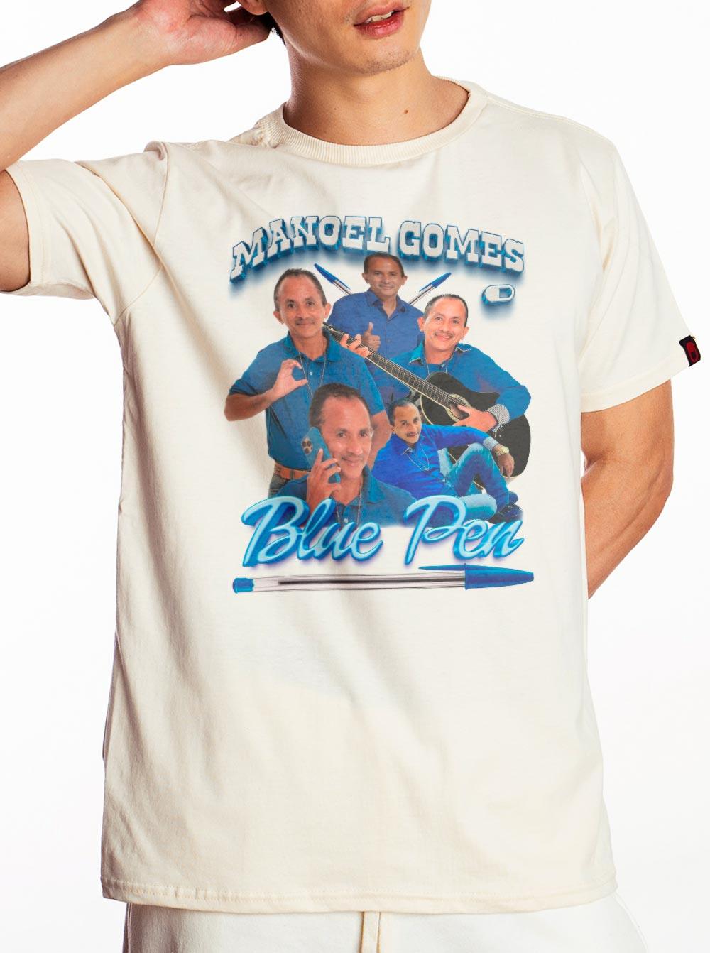 Camiseta Manoel Gomes Blue Pen