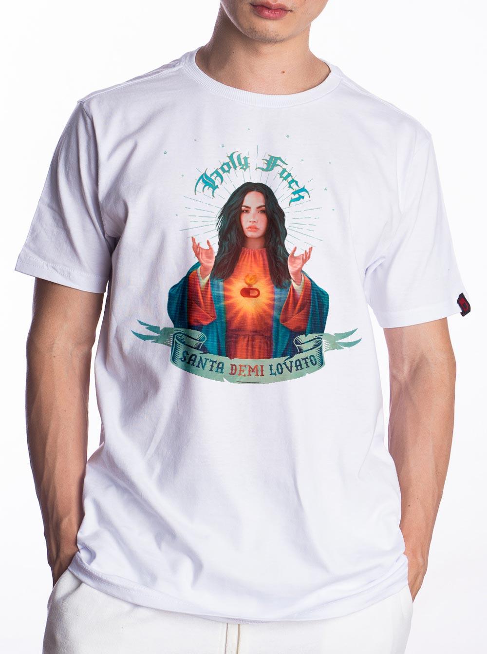 Camiseta Santa Demi Lovato - Cápsula Shop