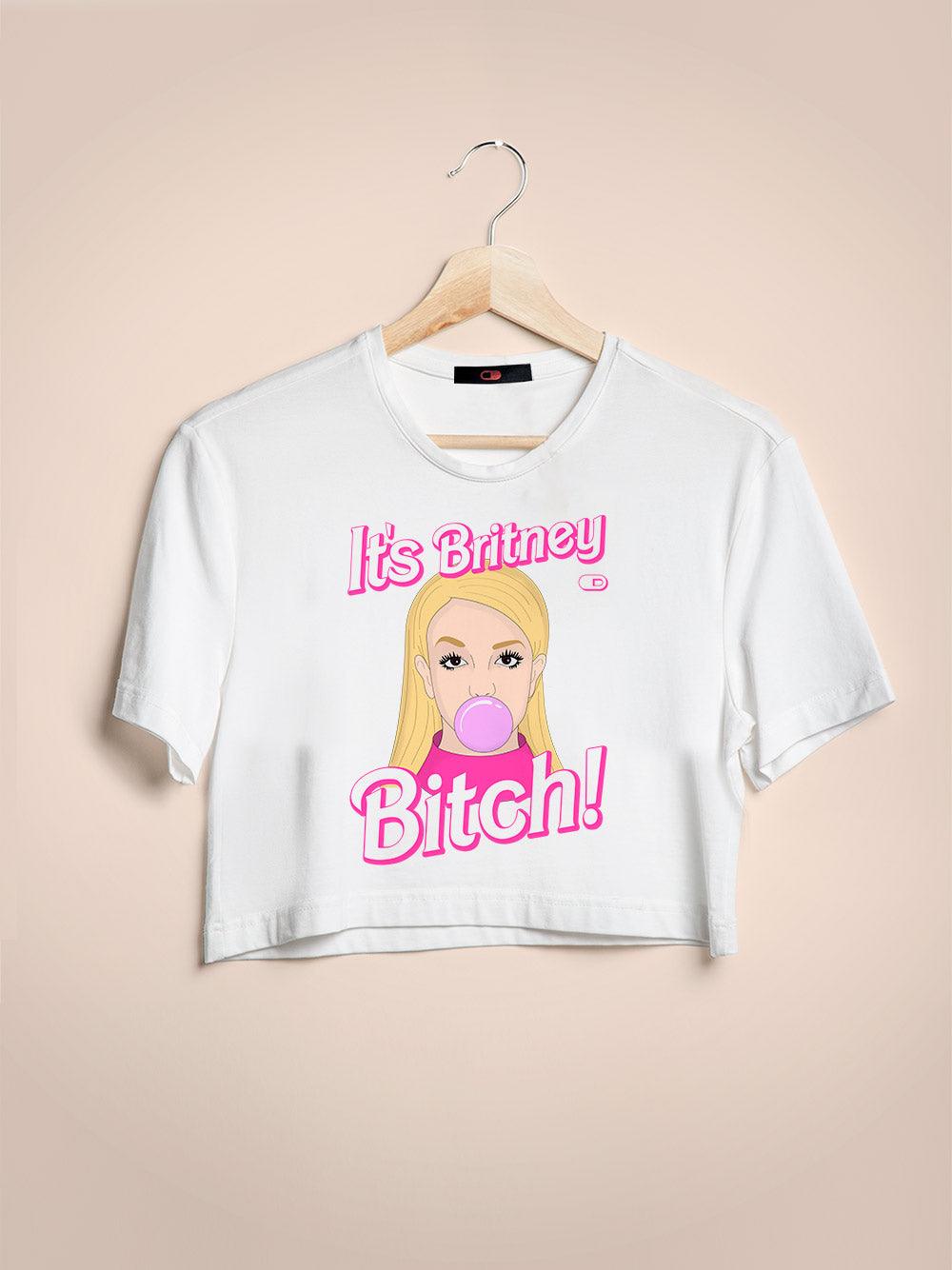 Cropped It's Britney Bitch Barbie - Cápsula Shop