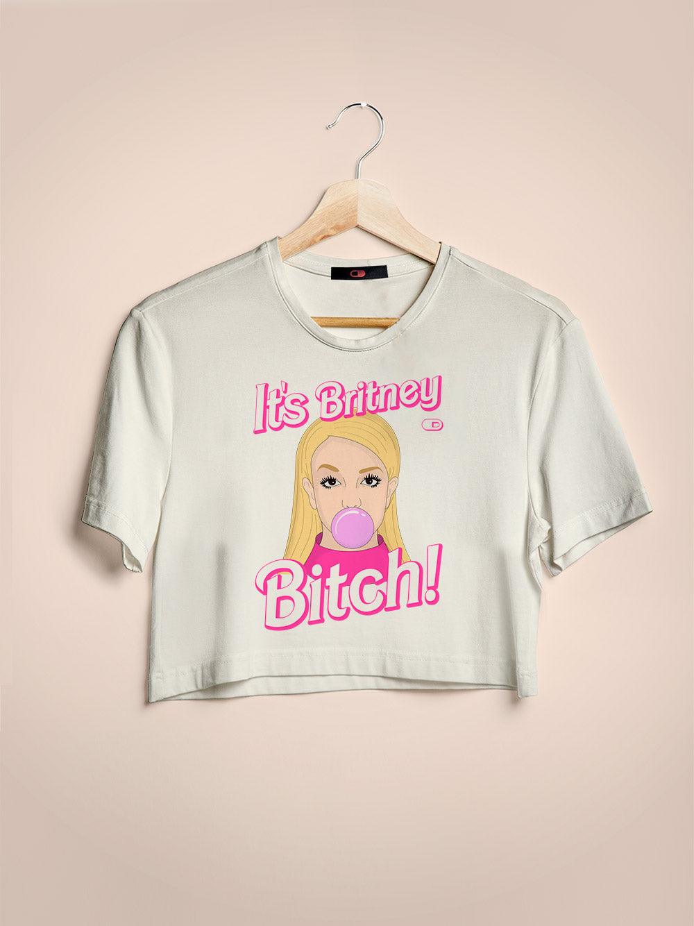 Cropped It's Britney Bitch Barbie - Cápsula Shop