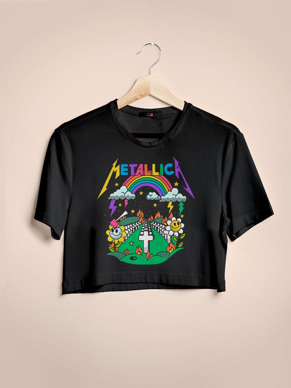 Cropped Metallica Cute - Cápsula Shop