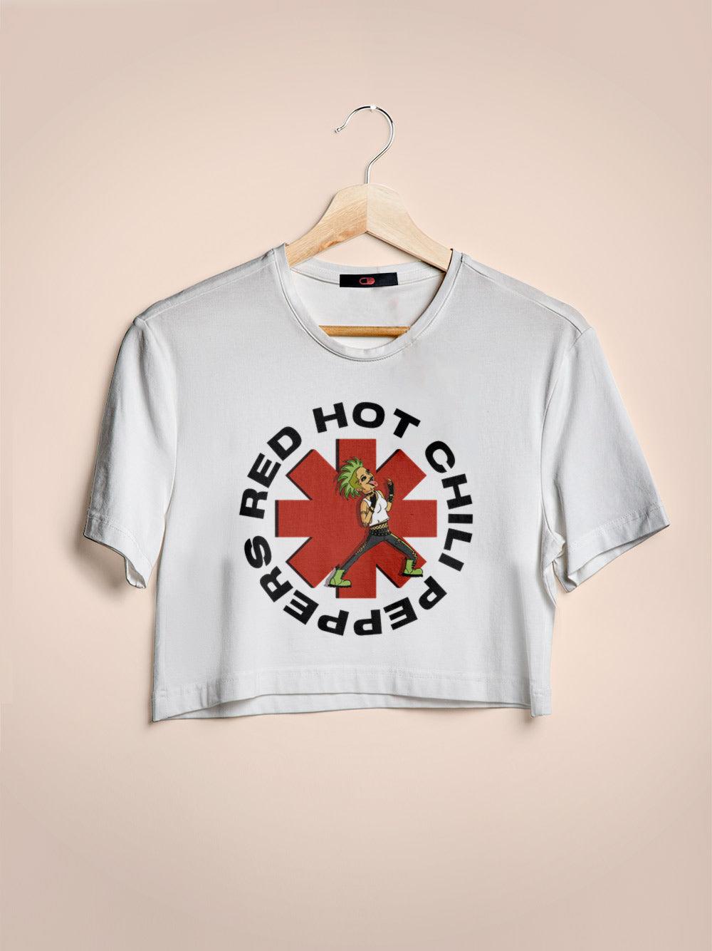 Cropped Red Hot Punk Girl Joga Pedra Na Geni - Cápsula Shop