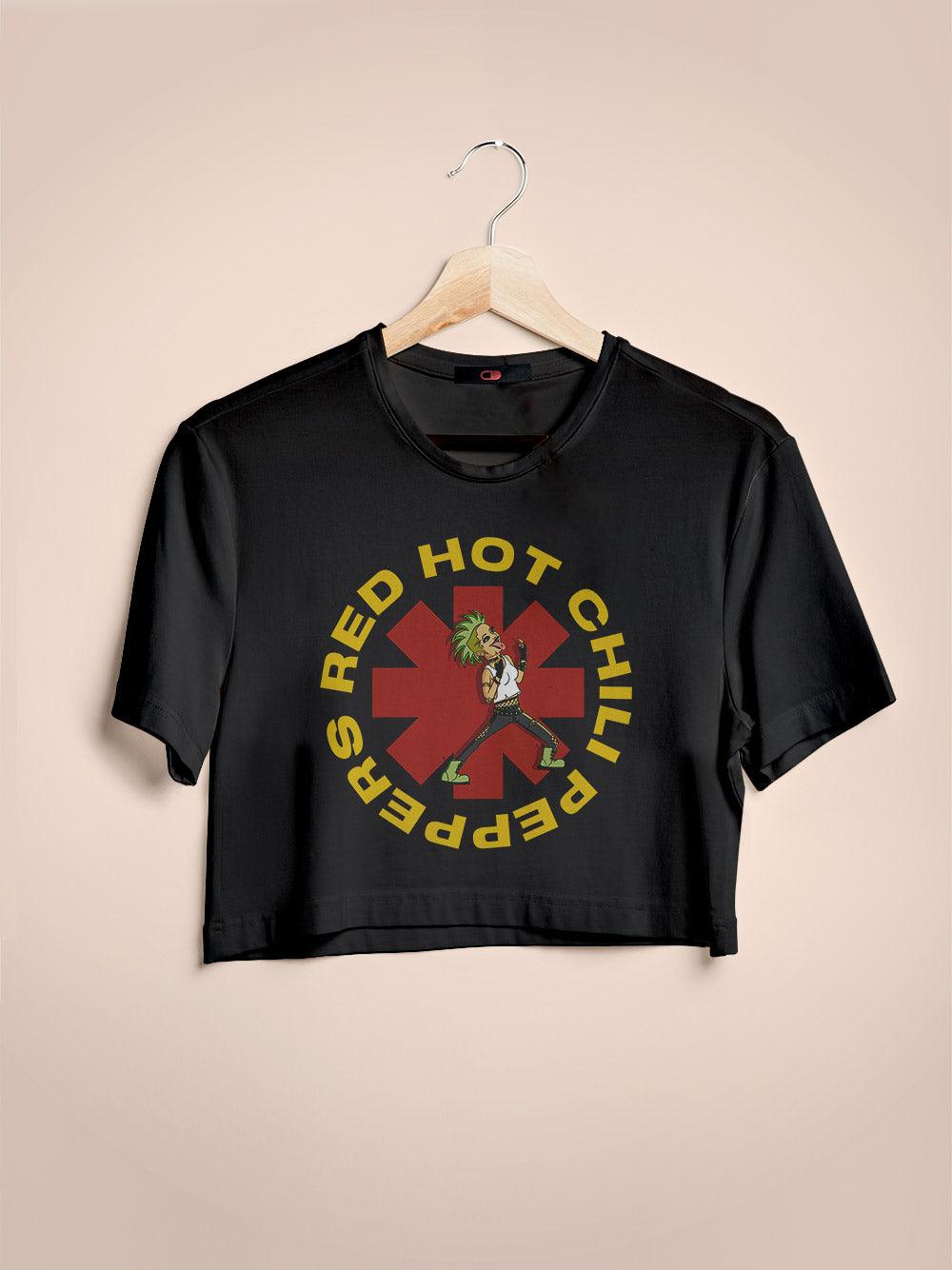 Cropped Red Hot Punk Girl Joga Pedra Na Geni - Cápsula Shop