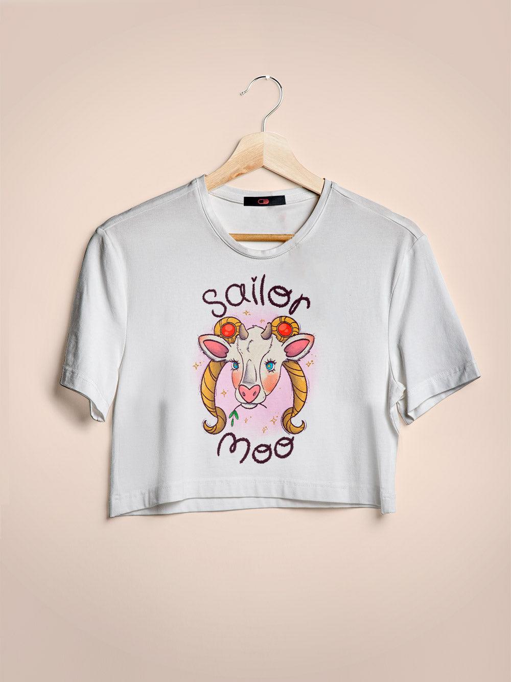 Cropped Sailor Moo Denise Ilustra - Cápsula Shop