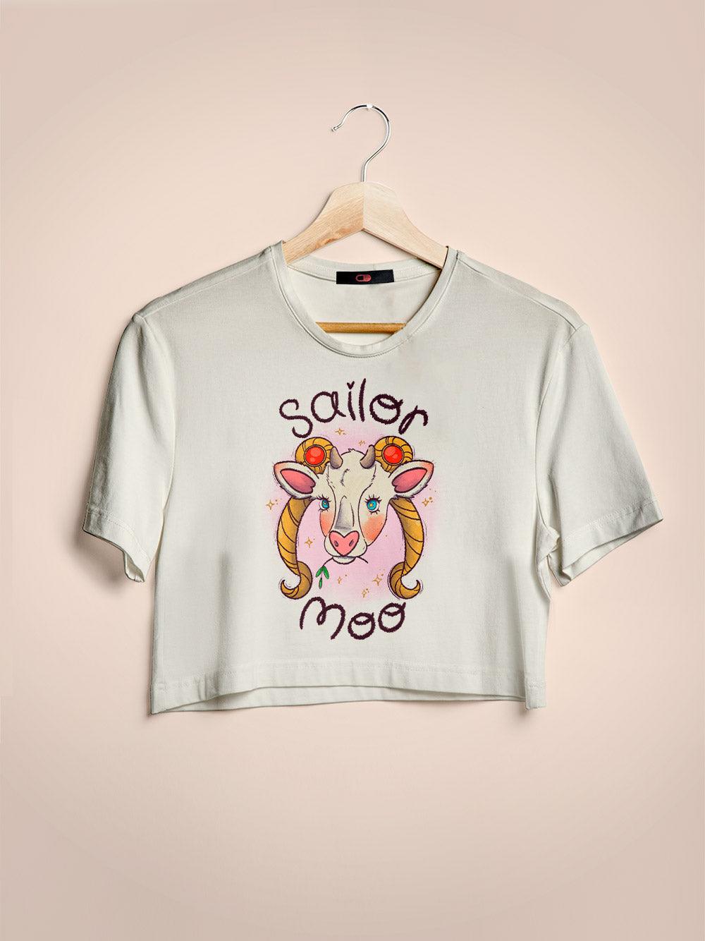 Cropped Sailor Moo Denise Ilustra - Cápsula Shop