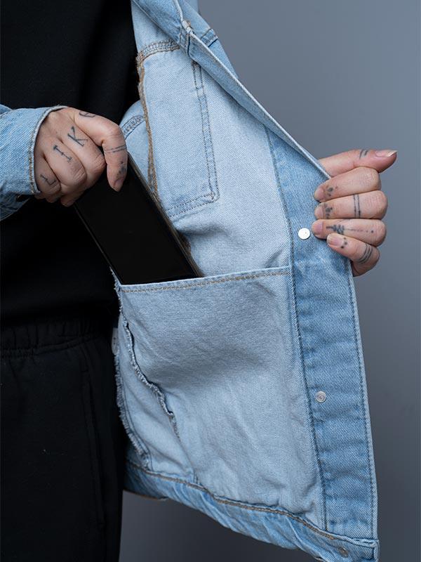 Jaqueta Jeans Oversize Unissex Liam Payne Lost Boyfriend - Cápsula Shop