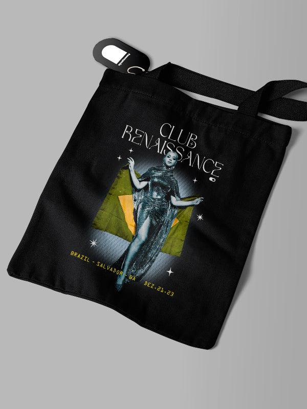 Ecobag Preta Beyoncé Club Renaissance Brasil - Cápsula Shop