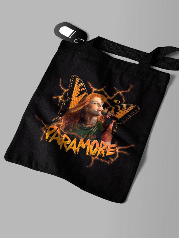 Ecobag Preta Paramore Butterfly - Cápsula Shop