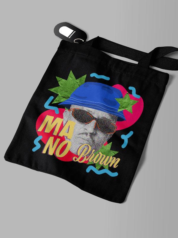 Ecobag Preta Mano Brown Tropical Pop DoisL - Cápsula Shop