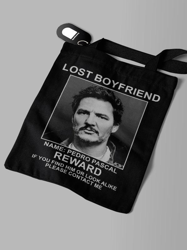 Ecobag preta Pedro Pascal Lost Boyfriend - Cápsula Shop