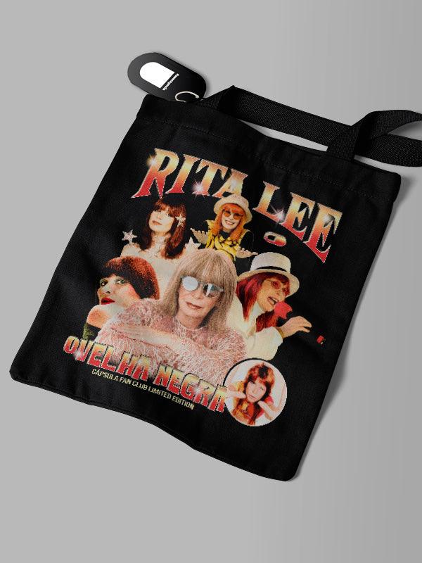 Ecobag Preta Rita Lee Fan Club - Cápsula Shop