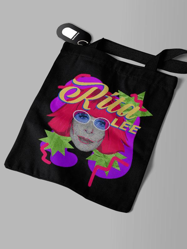 Ecobag Preta Rita Lee Tropical Pop DoisL - Cápsula Shop