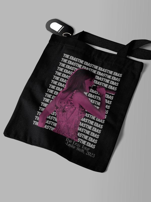 Ecobag Preta Taylor Swift The Eras Davi Veloso - Cápsula Shop