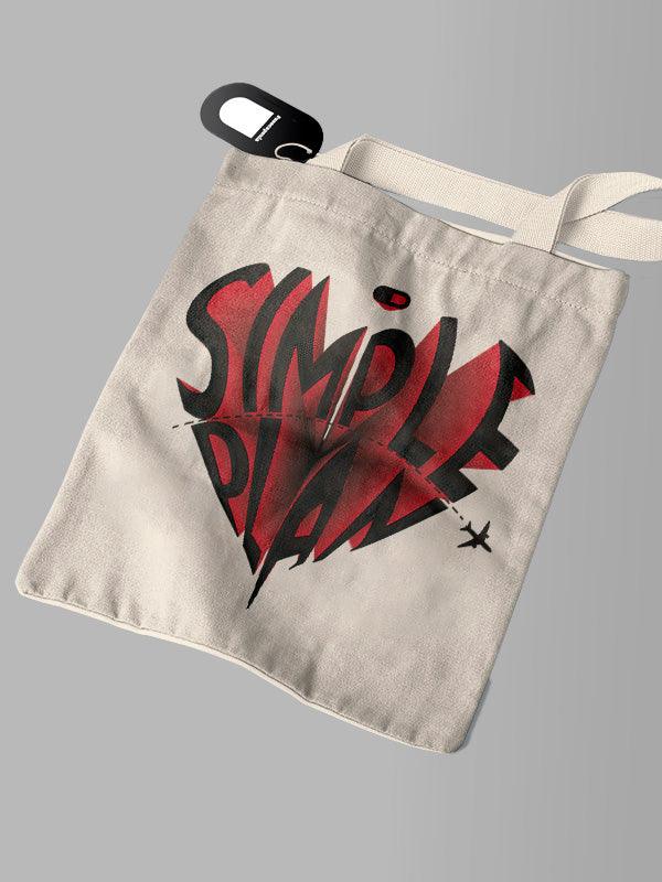 Ecobag Simple Plan Heart - Cápsula Shop