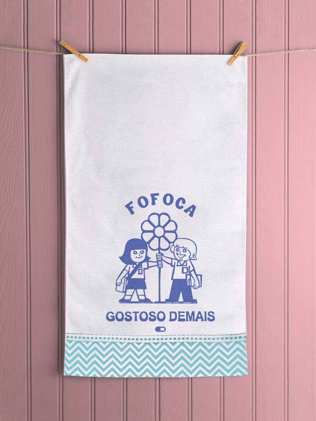 Pano de Prato Fofoca Gostoso Demais - Cápsula Shop