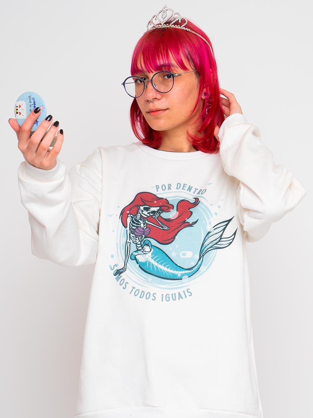 Blusa de Moletom Ariel Somos Iguais - Cápsula Shop