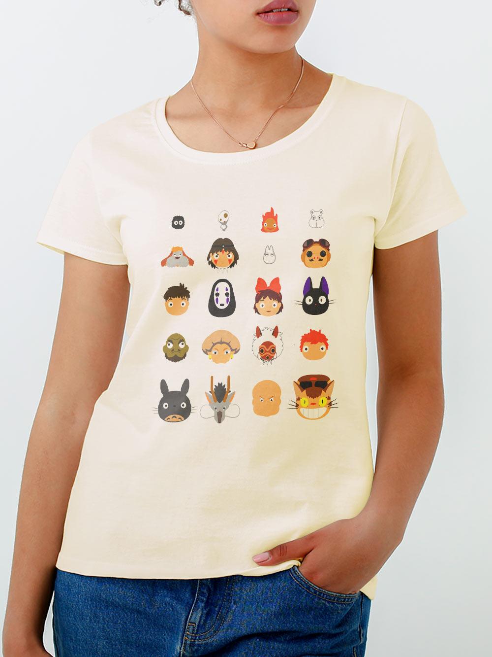 Baby Look Studio Ghibli Personagens - Cápsula Shop