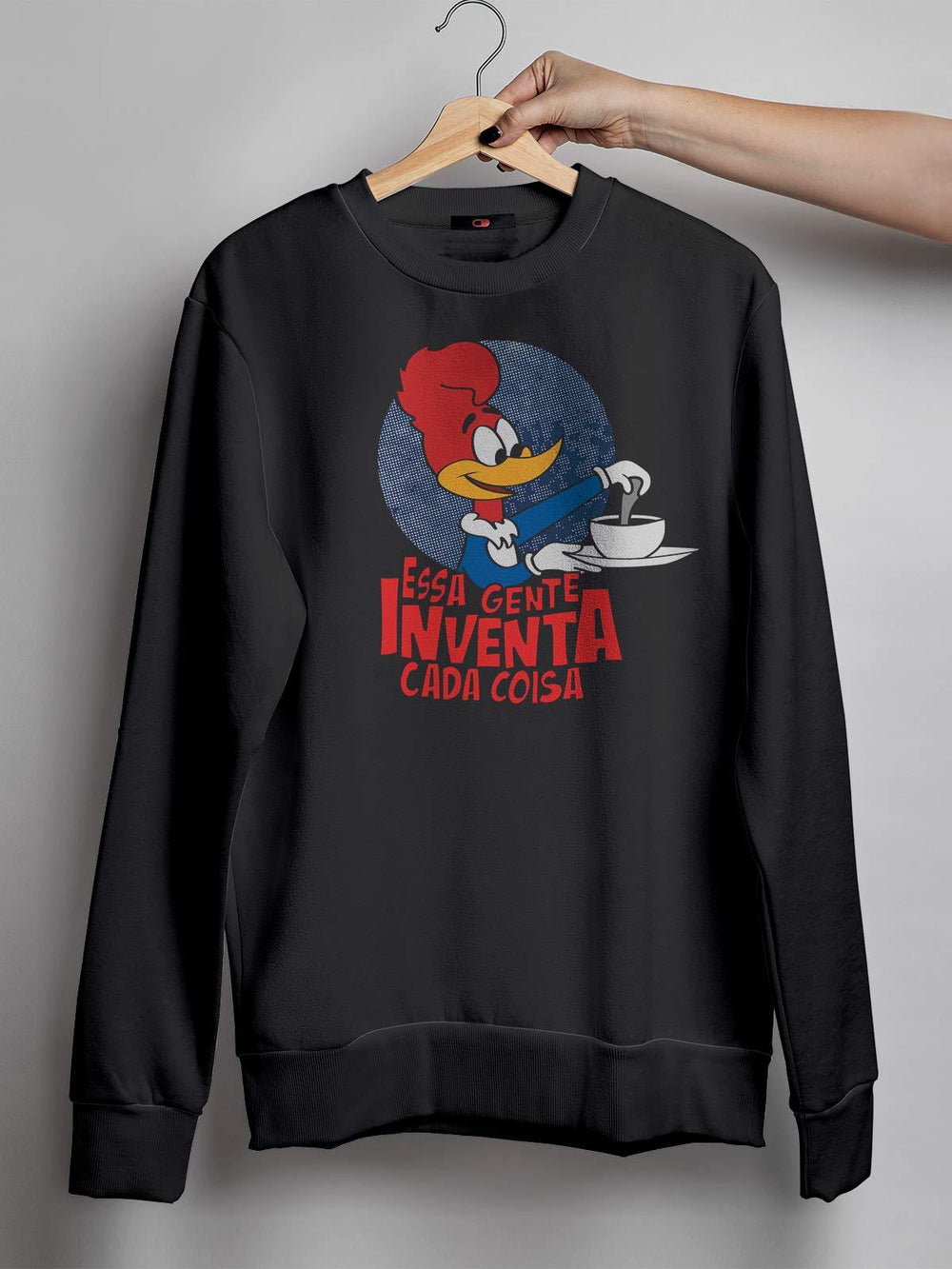 Blusa de Moletom Pica Pau Essa Gente Inventa Cada Coisa - Cápsula Shop