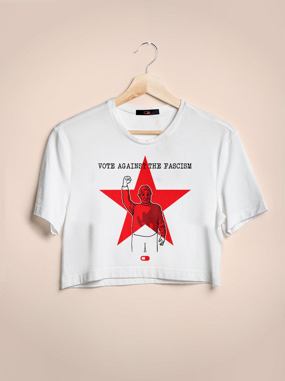 Cropped Vote Against the Fascism - Cápsula Shop