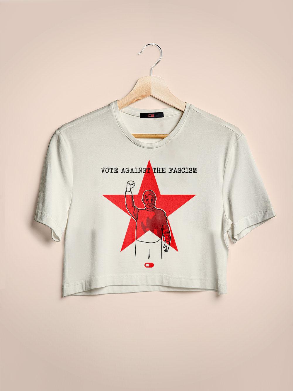 Cropped Vote Against the Fascism - Cápsula Shop