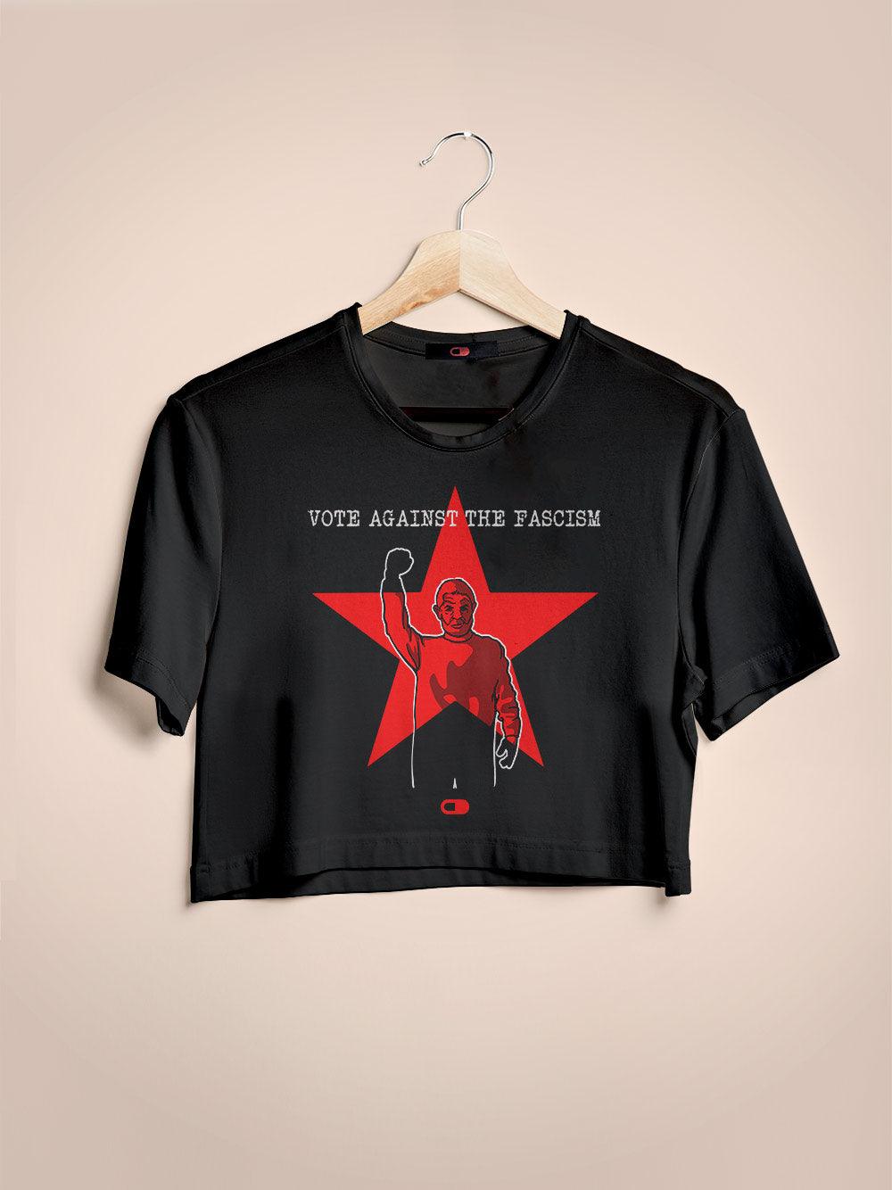 Cropped Vote Against the Fascism - Cápsula Shop