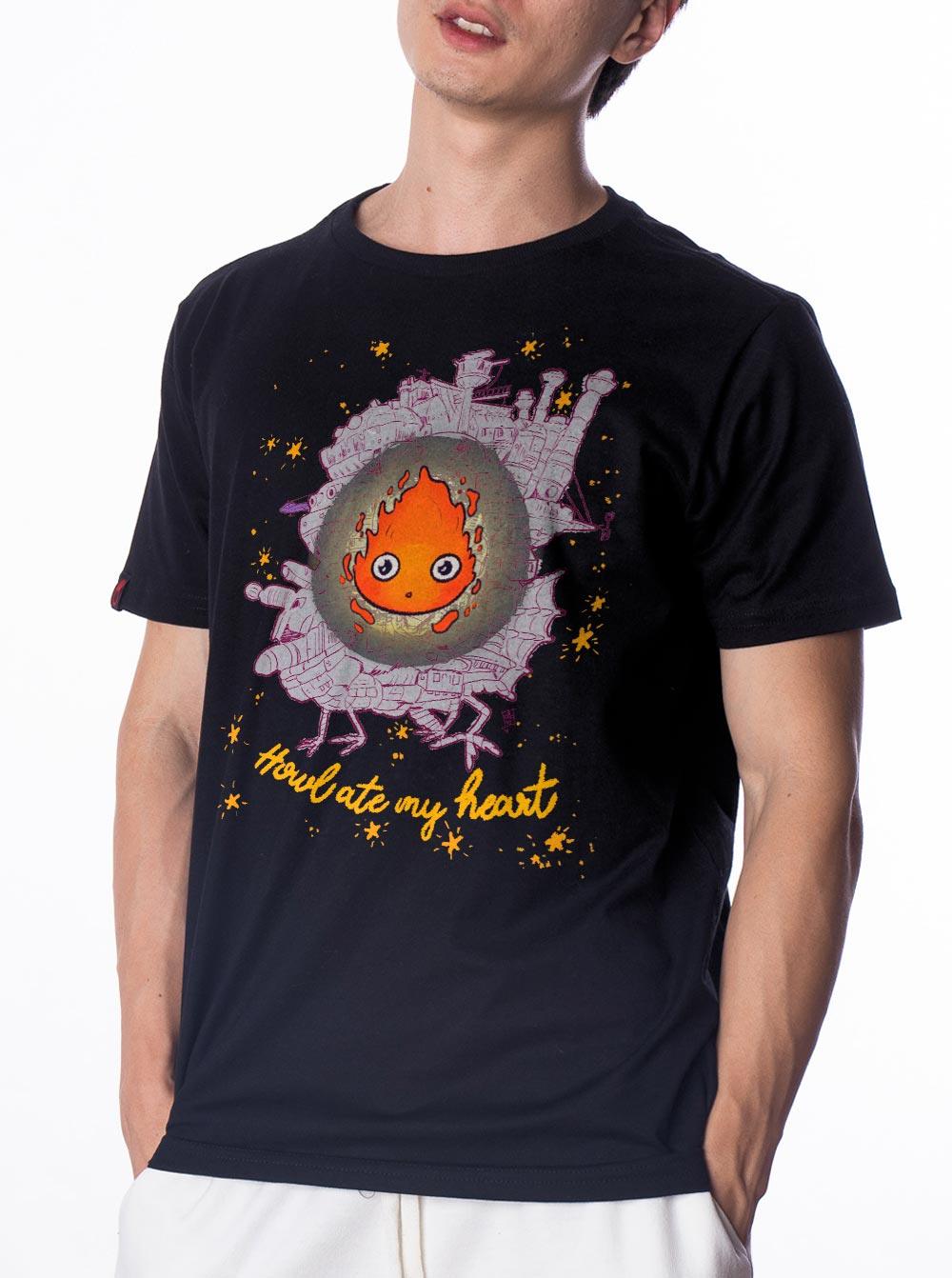 Camiseta Howl Ate My Heart Denise Ilustra - Cápsula Shop