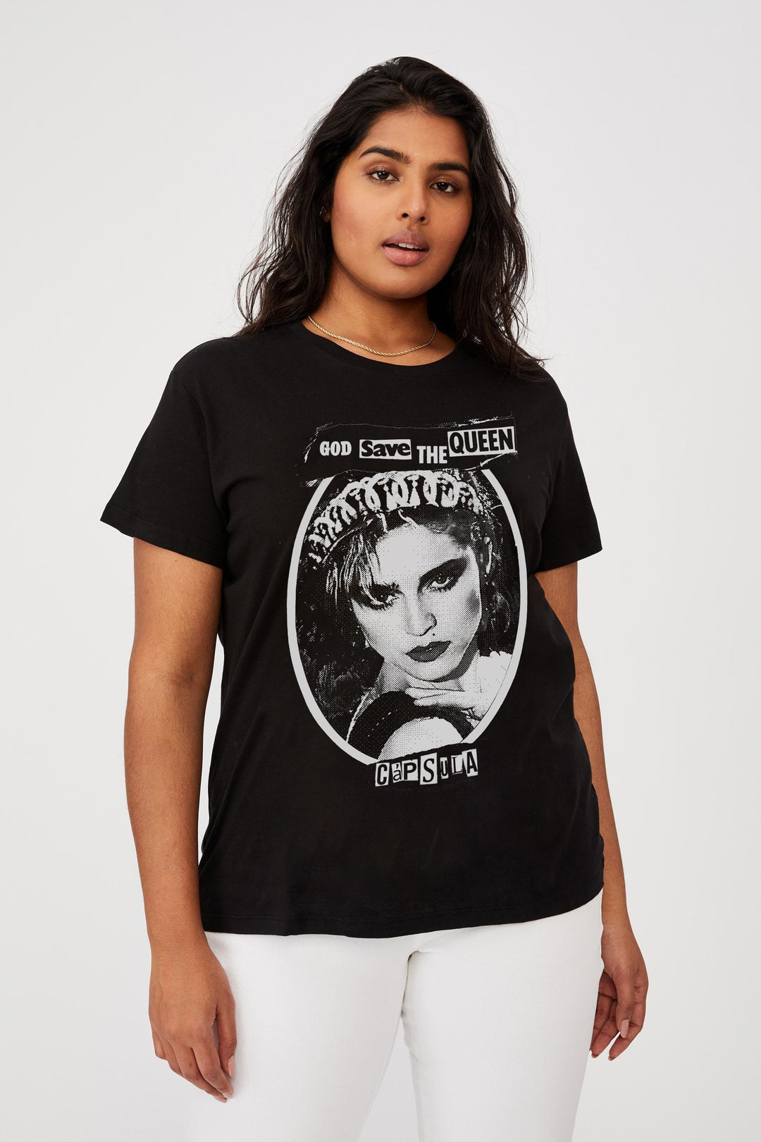 Baby Look Madonna God Save The Queen Diva - Cápsula Shop