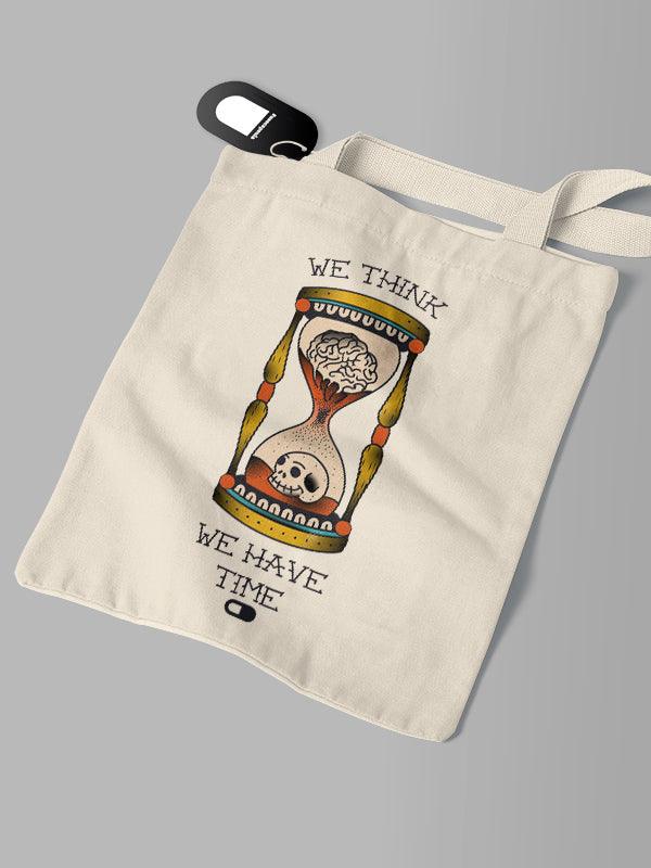 Ecobag Tattoos Ampulheta Time Raluke - Cápsula Shop