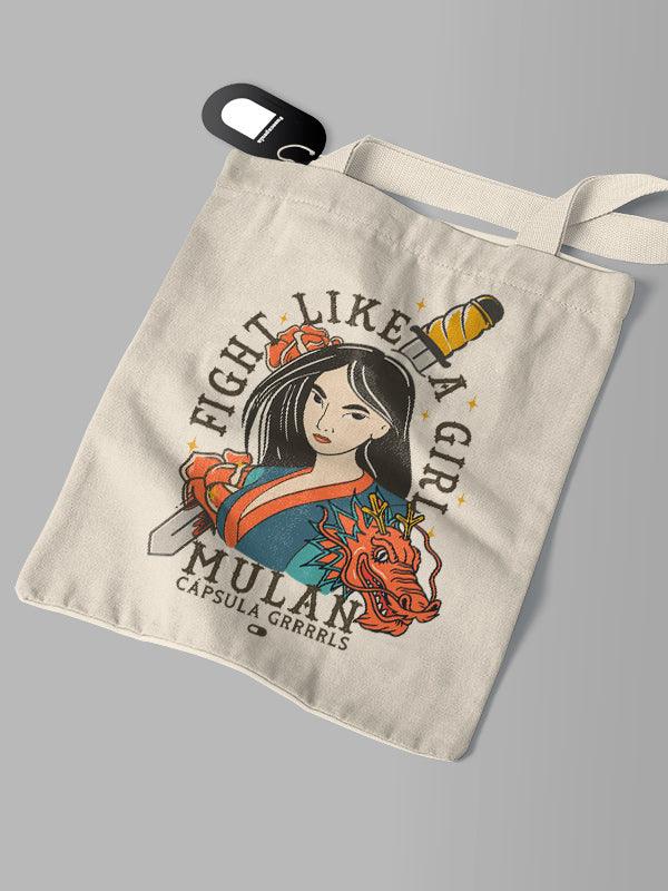 Ecobag Fight Like a Girl Mulan - Cápsula Shop