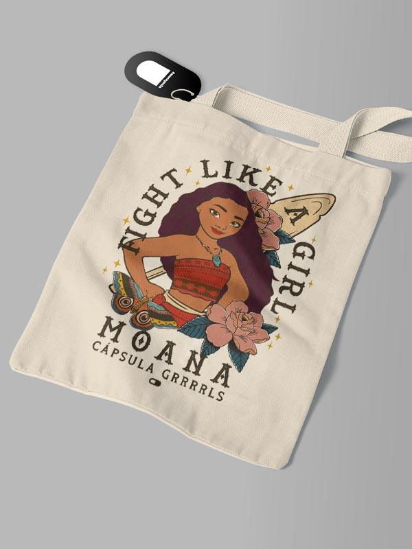 Ecobag Fight Like a Girl Moana - Cápsula Shop