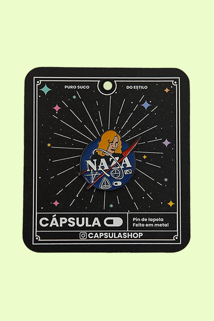 Broche Pin em Metal Nazaré Nasa - Cápsula Shop