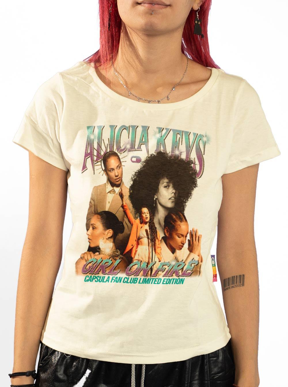 Baby Look Alicia Keys Fan Club - Cápsula Shop