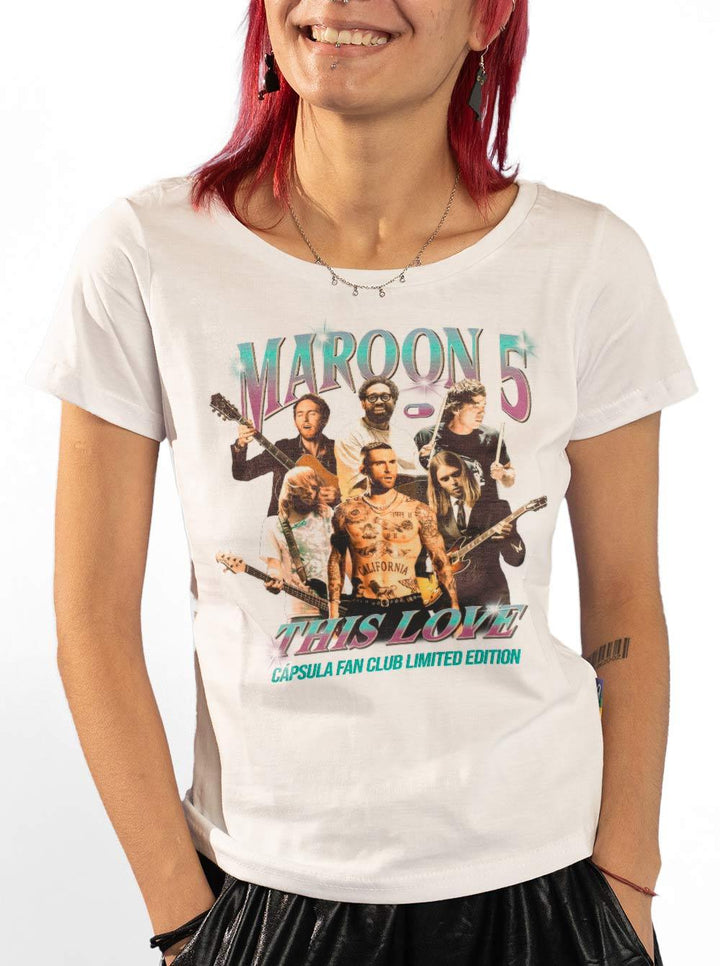 Baby Look Maroon 5 Fan Club - Cápsula Shop