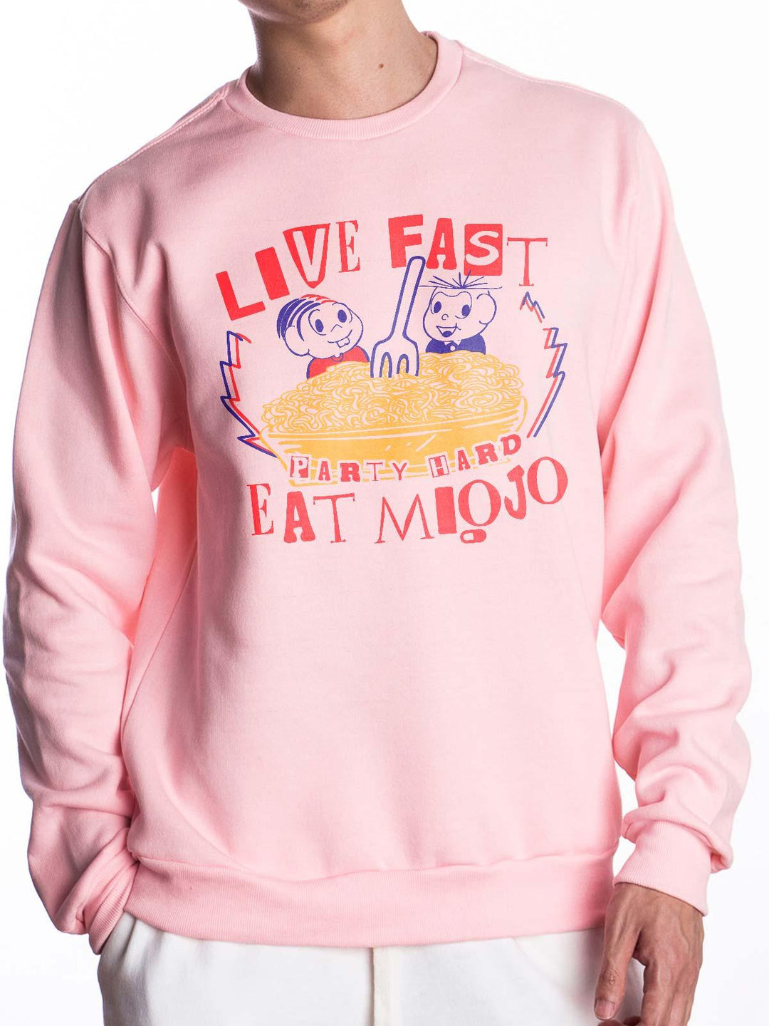 Blusa de Moletom Live Fast Eat Miojo Belle Belinha - Cápsula Shop