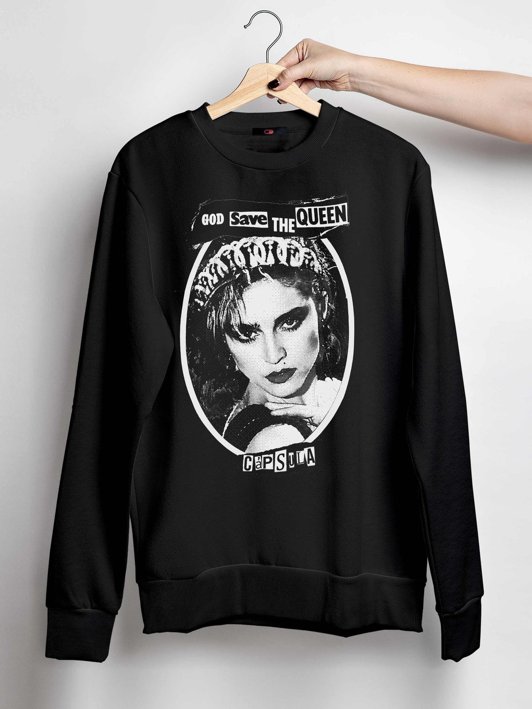 Blusa de Moletom Madonna God Save The Queen Diva - Cápsula Shop