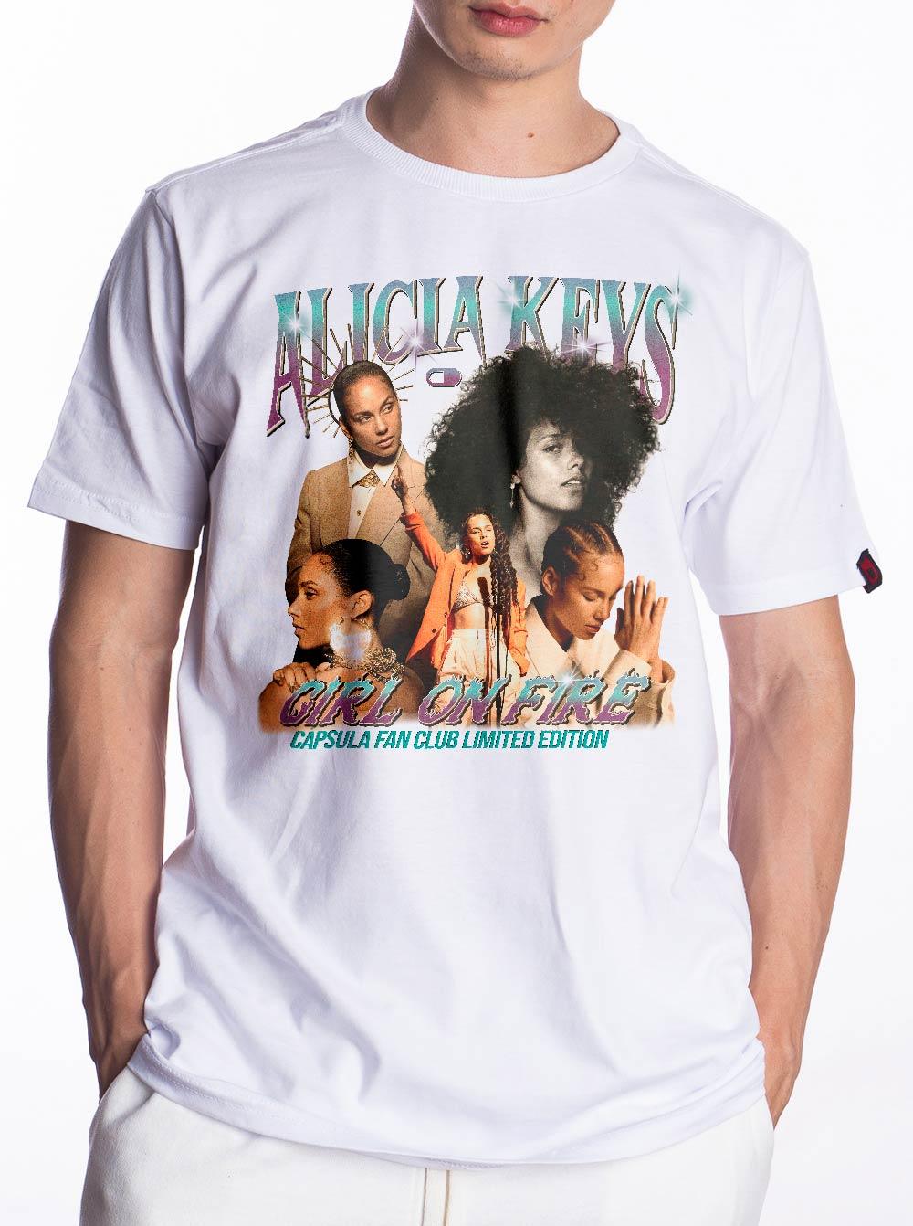 Camiseta Alicia Keys Fan Club - Cápsula Shop